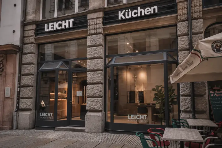 Außenansicht des LEICHT Studios im Barfußgäßchen 11