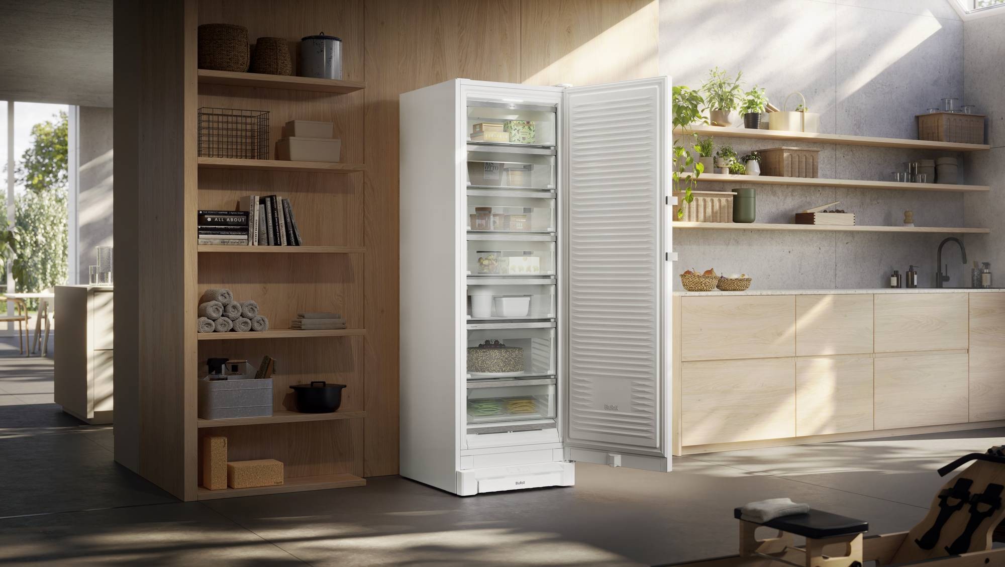 Liebherr Gefrierschrank FNXa 522i mit BluRoX in einer Küche