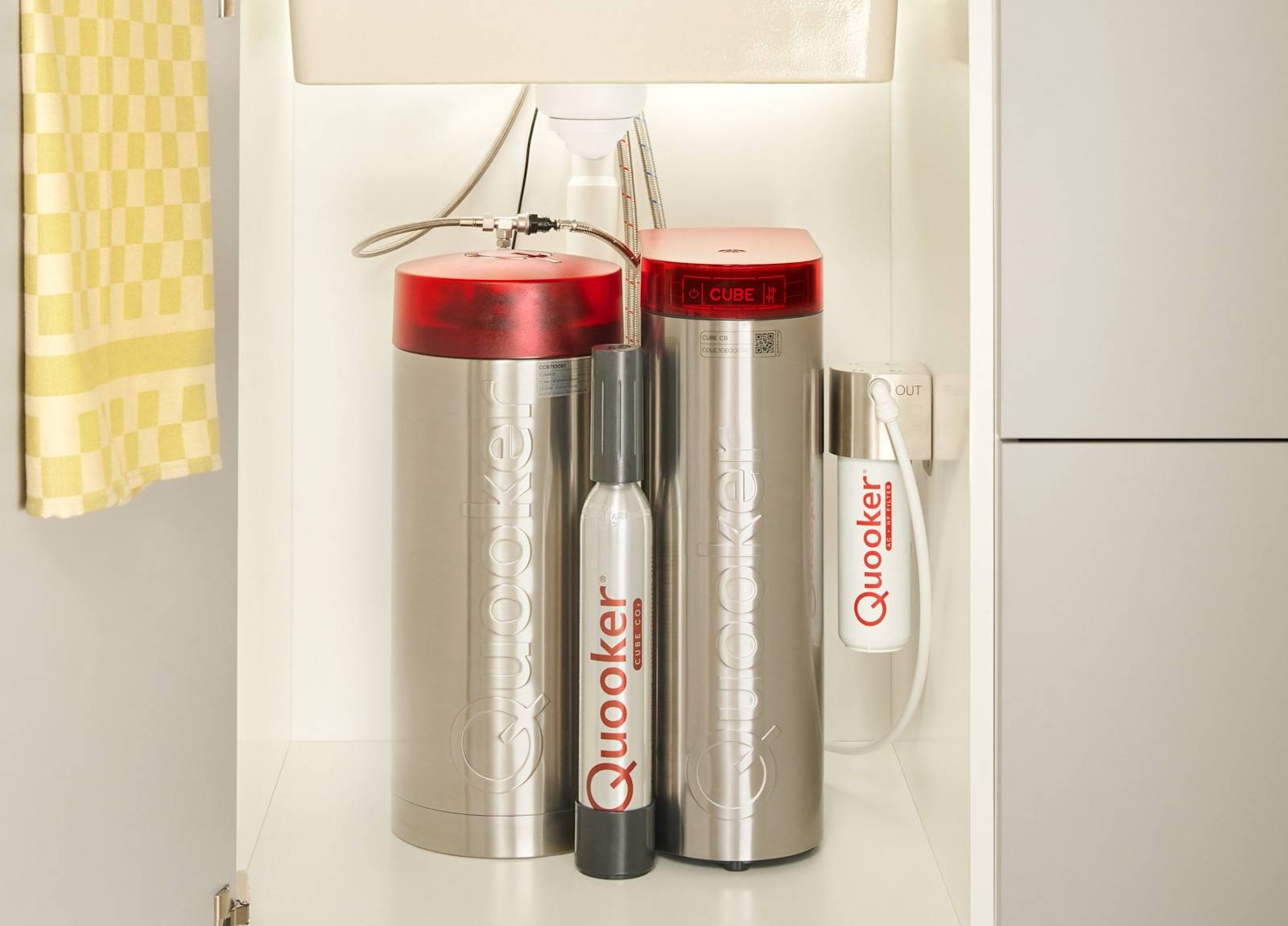 Quooker Reservoir COMBI und CUBE im Spülenunterschrank